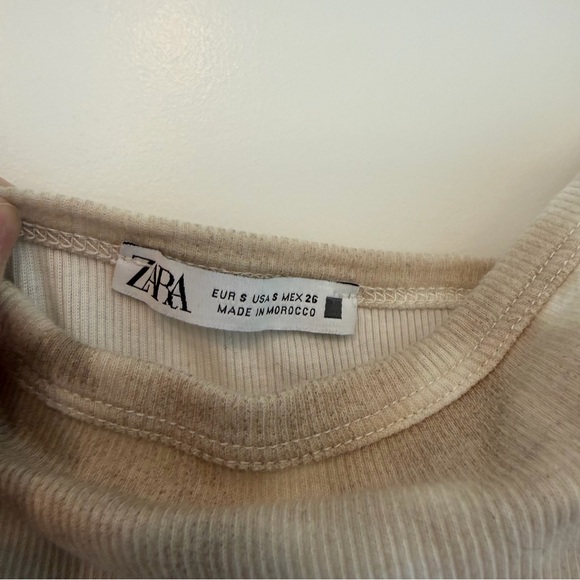 ZARA Tie-Dyed Ribbed MIDI Dress — Small - Picture 7 of 8